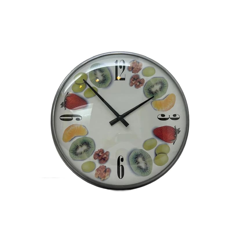 Zegar ścienny, multikolor, szkło, metal, Niemcy, XXI w.