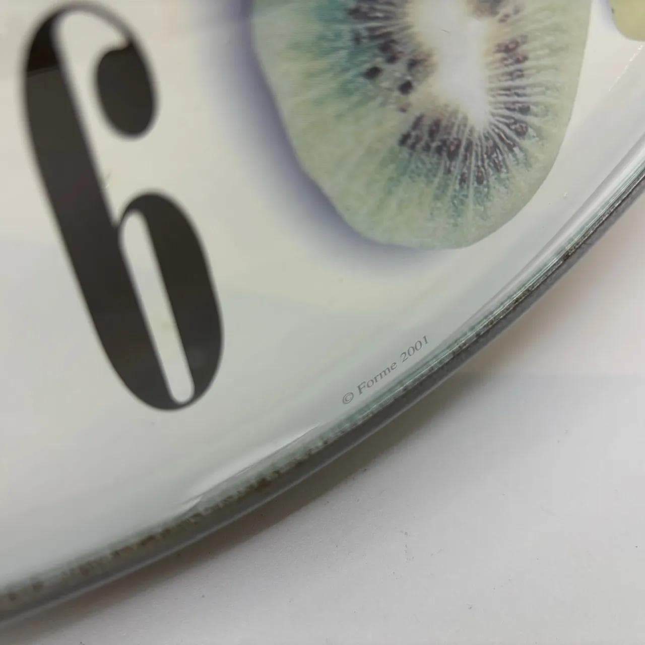 Zegar ścienny, multikolor, szkło, metal, Niemcy, XXI w. - 36081