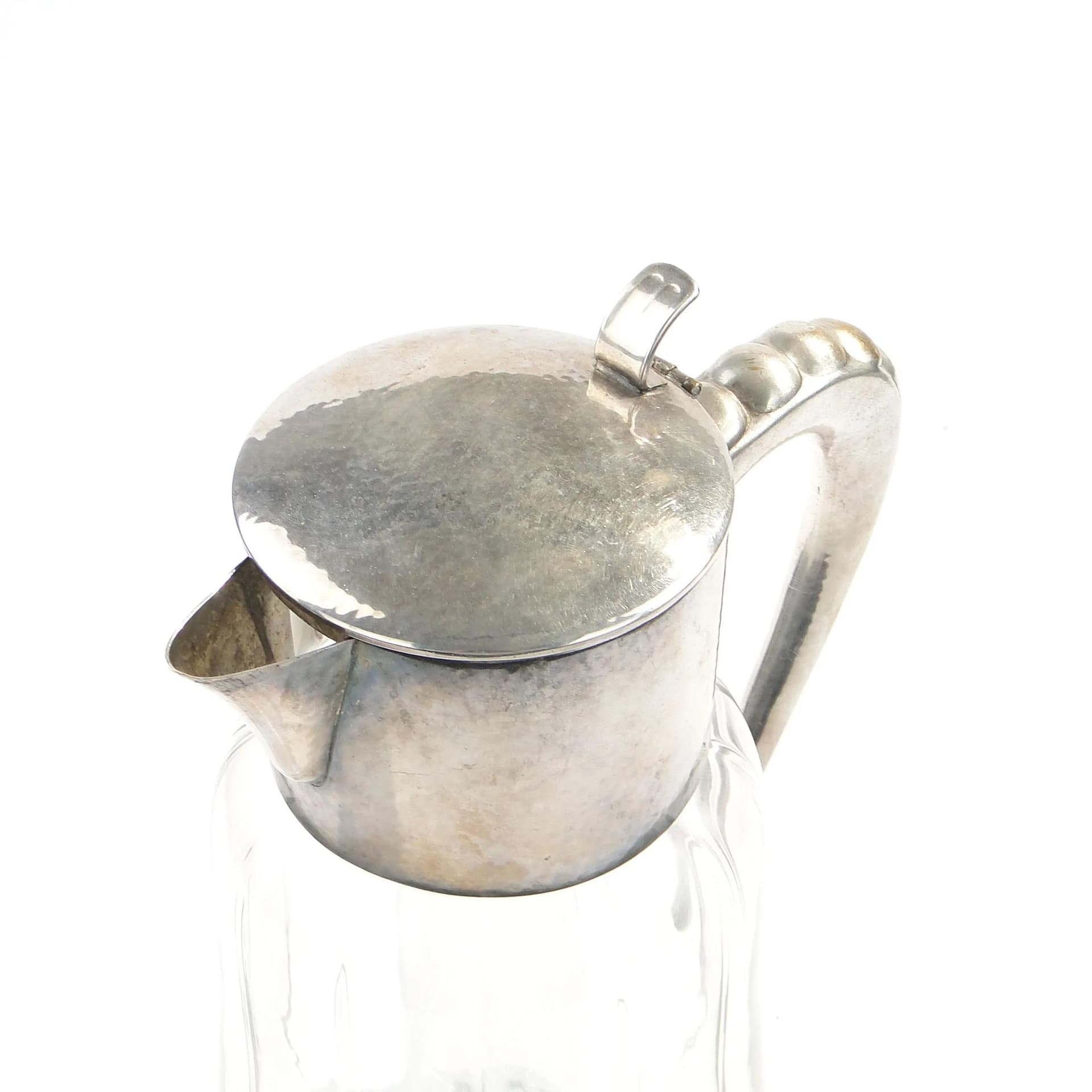 Dzban kryształowy, transparentny, Belgia, lata 20. - 36136