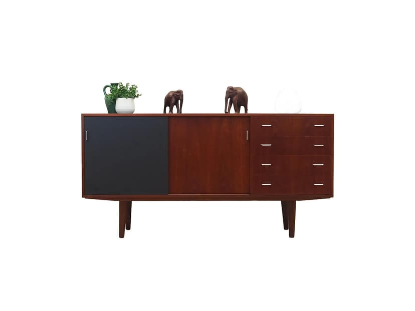 Komoda, teak brązowy, Dania, lata 60.