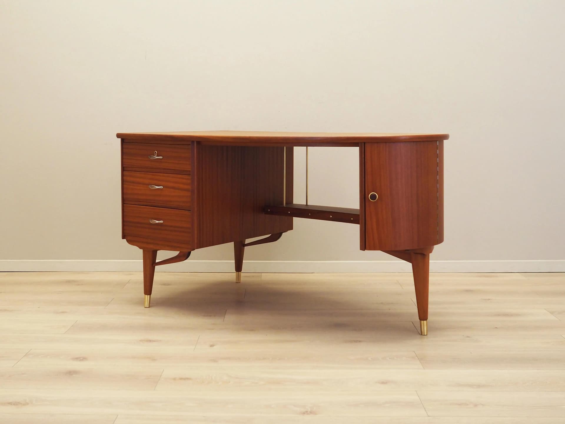 Desk, copper mahogany, mahogany, Norway, 1960s - 35977