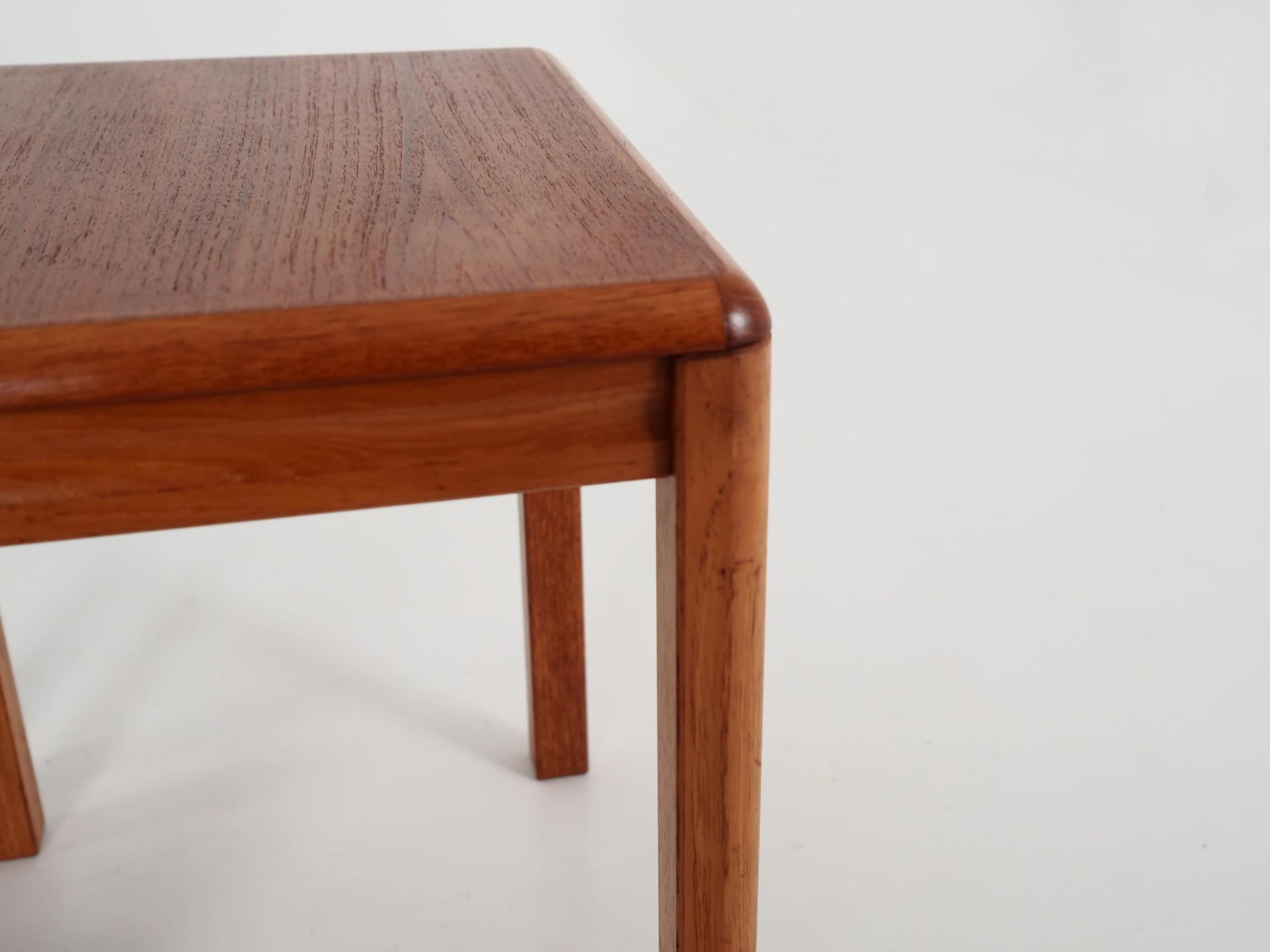 Set of three side tables, teak brown, Denmark, 1970s - 36199