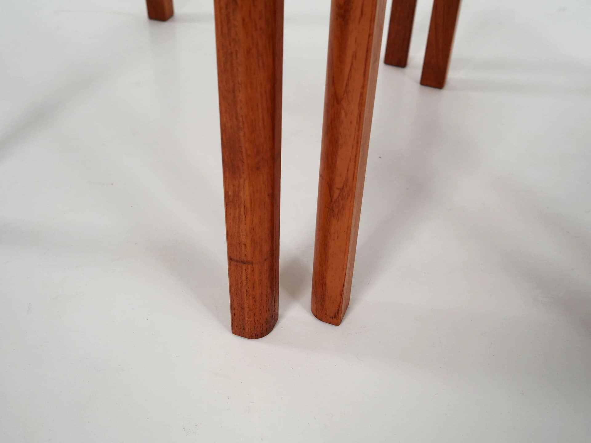 Set of three side tables, teak brown, Denmark, 1970s - 36197