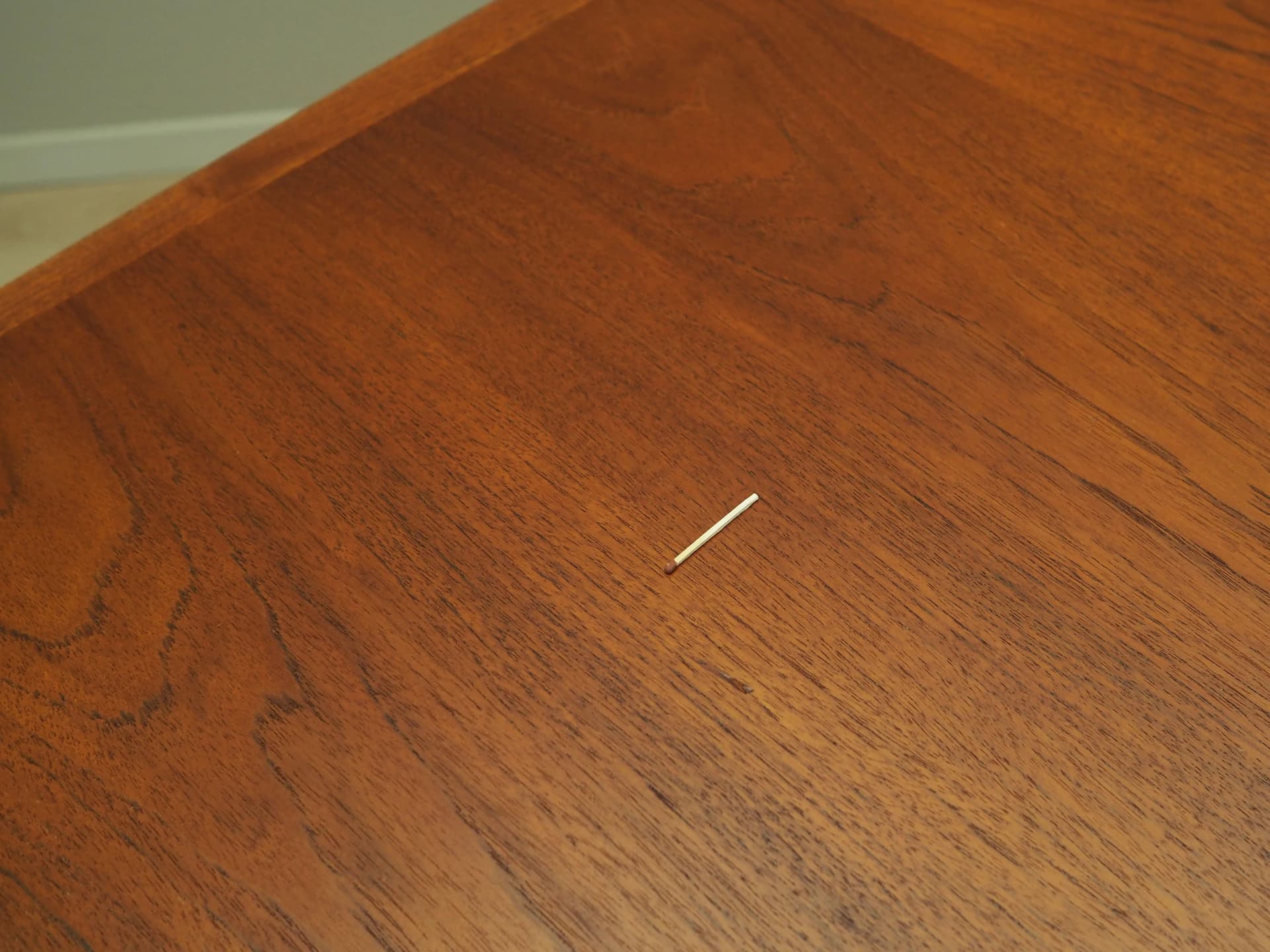 Stół jadalniany, tek pomarańczowy, Dania, lata 70. - 36149