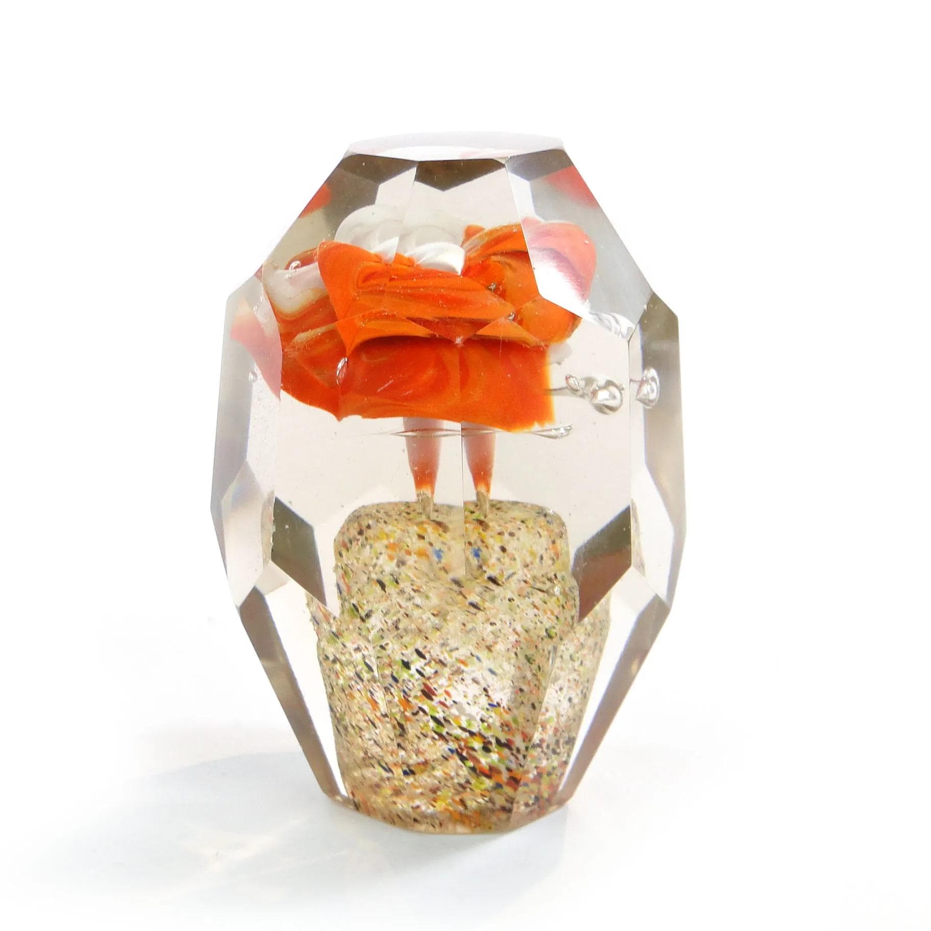 Paperweight, Art Nouveau, transparent crystal, Austria, early 20th c. - 36281