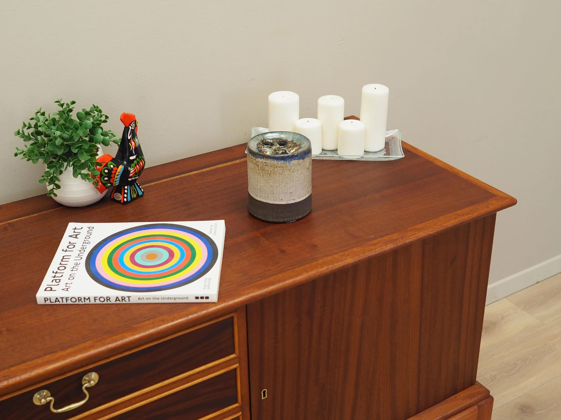 Wazon, multikolor, ceramika, Dania, lata 60. - 36639