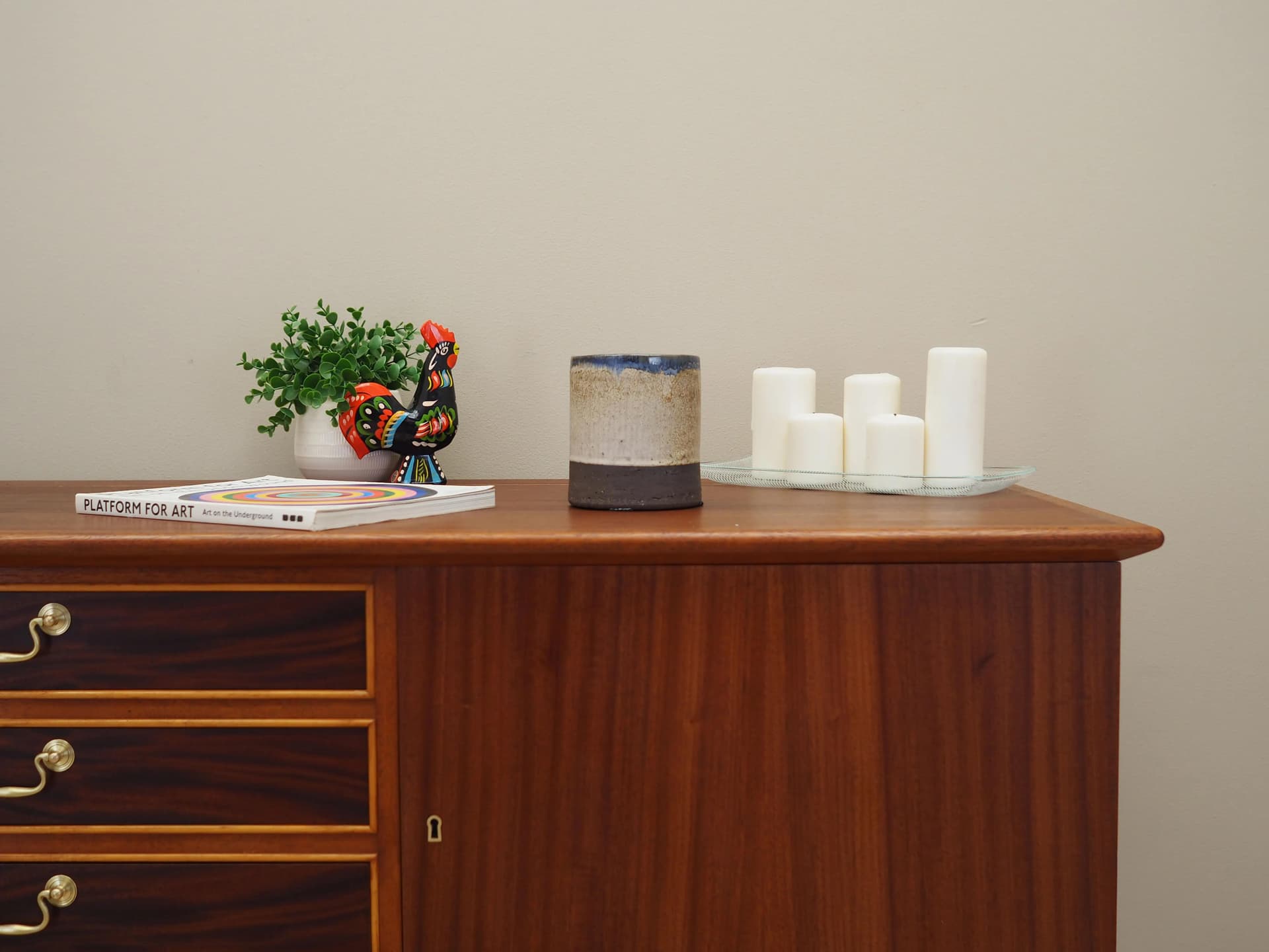 Wazon, multikolor, ceramika, Dania, lata 60. - 36638