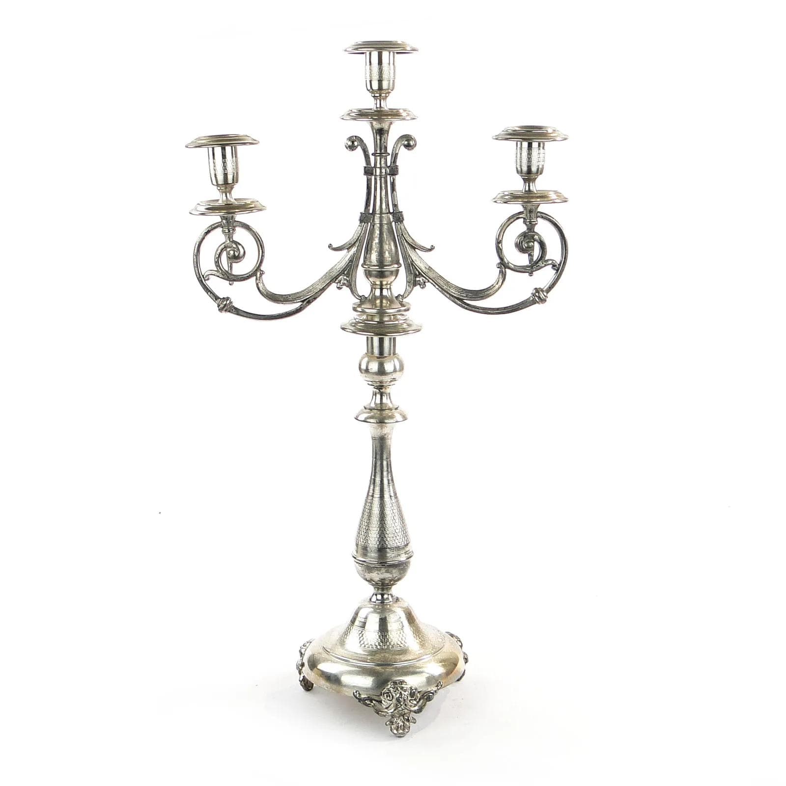 Neoclassical Candelabrum, Silver Metal, WMF, Germany, 19th c. - 36478