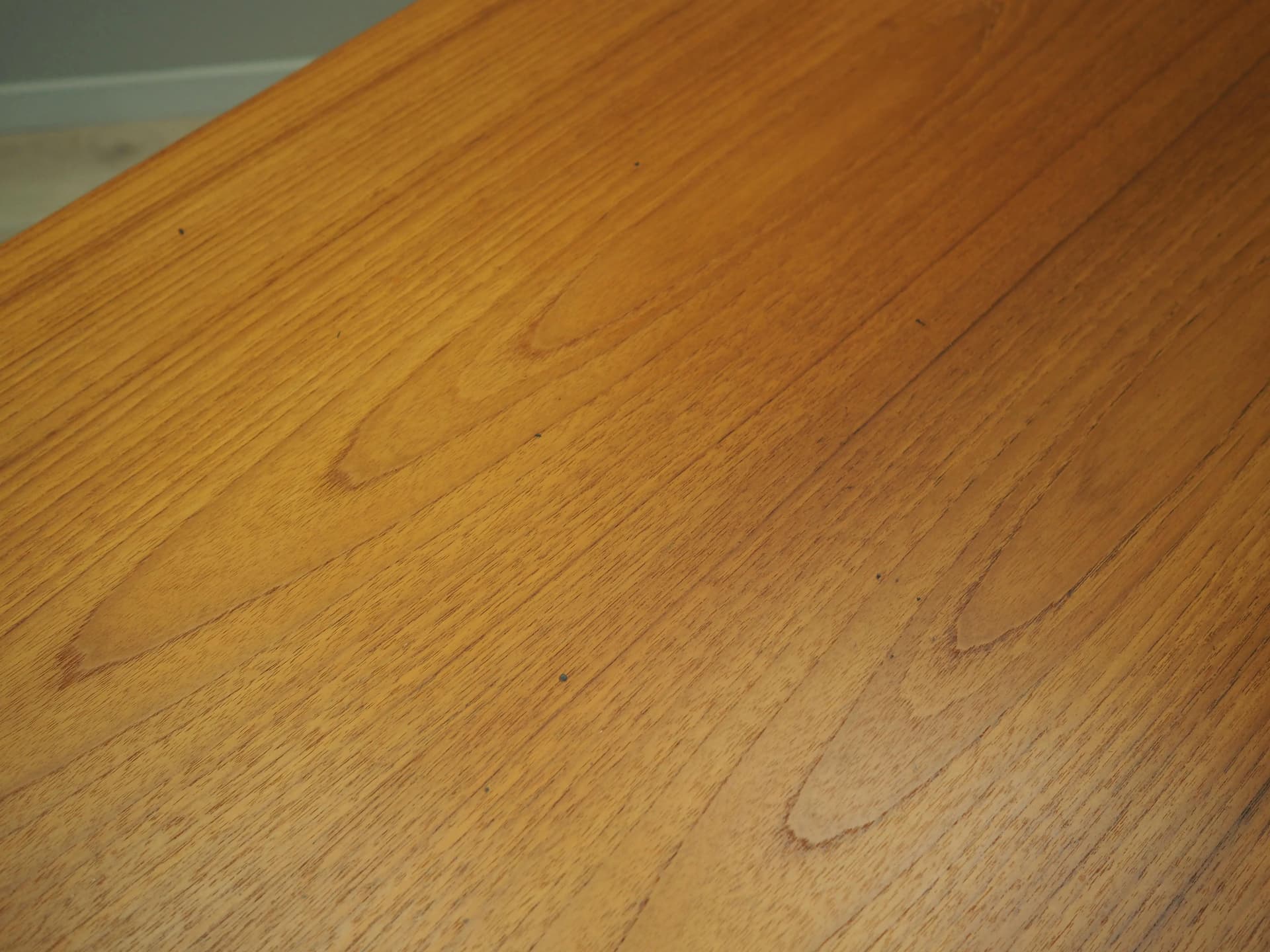 Desk, brown teak, by V. Mortensen, Denmark, 1960s. - 37008