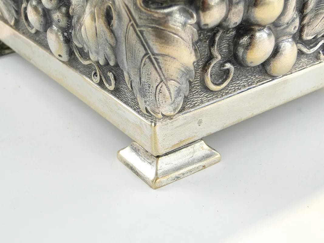 Fruit container, silver, crystal, Germany, 1920s. - 36863