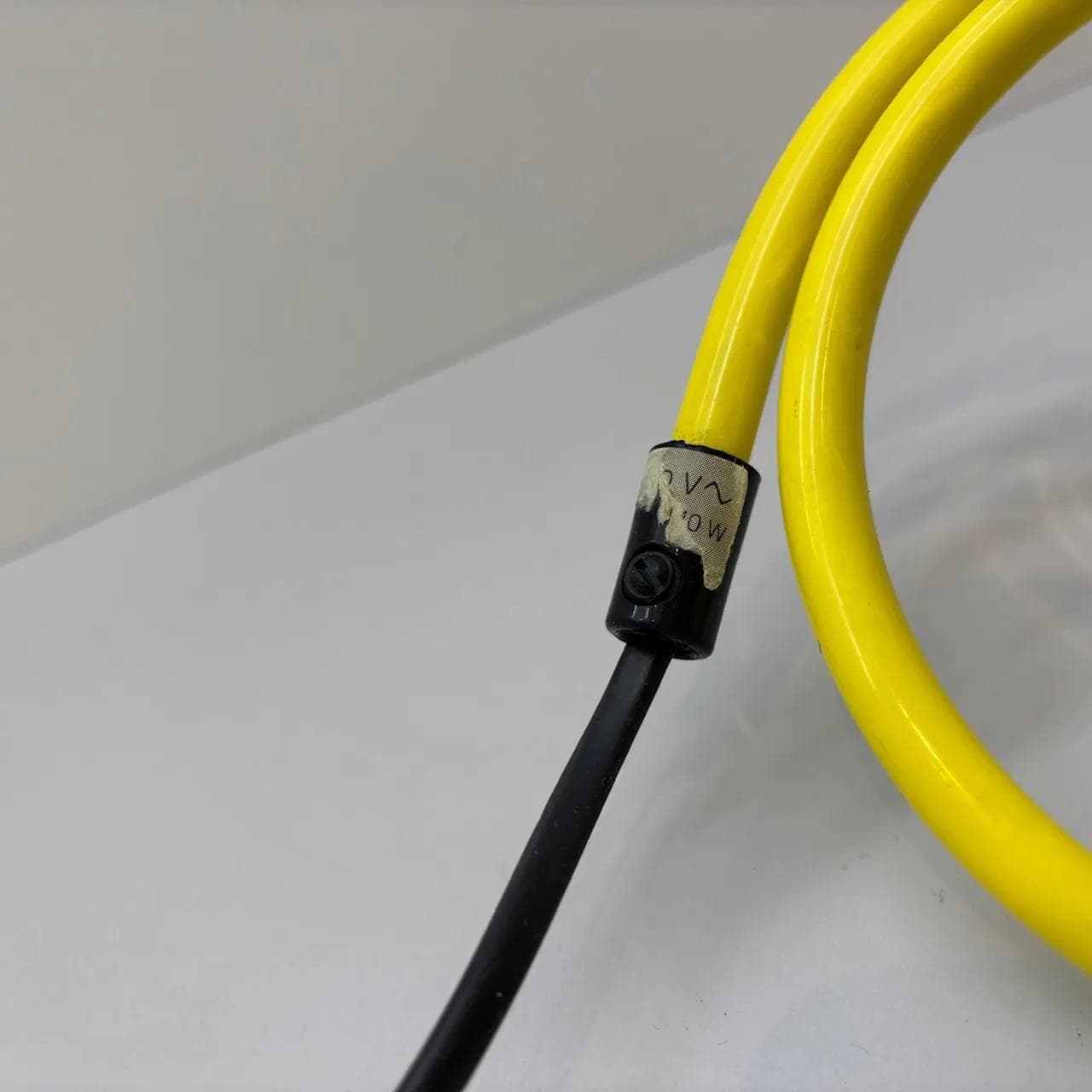 Postmodernist Desk Lamp, yellow, metal, plastic, plexiglass, Germany, 1980s - 37041