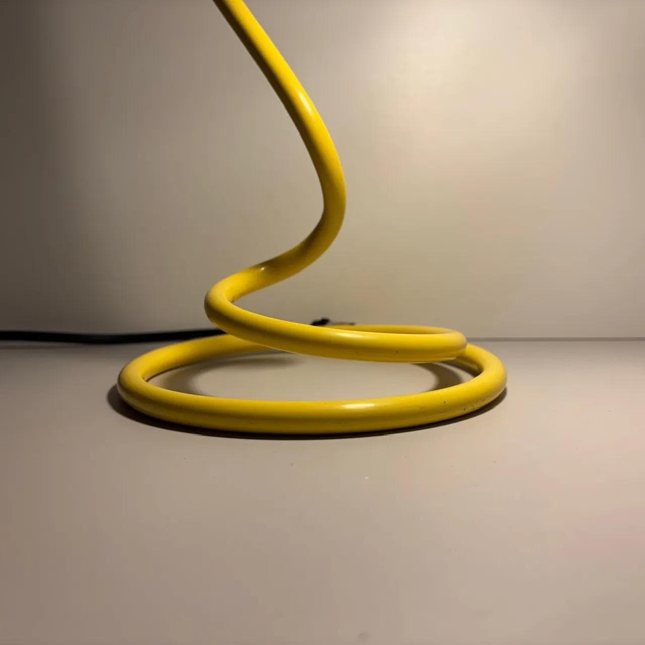 Postmodernist Desk Lamp, yellow, metal, plastic, plexiglass, Germany, 1980s - 37037