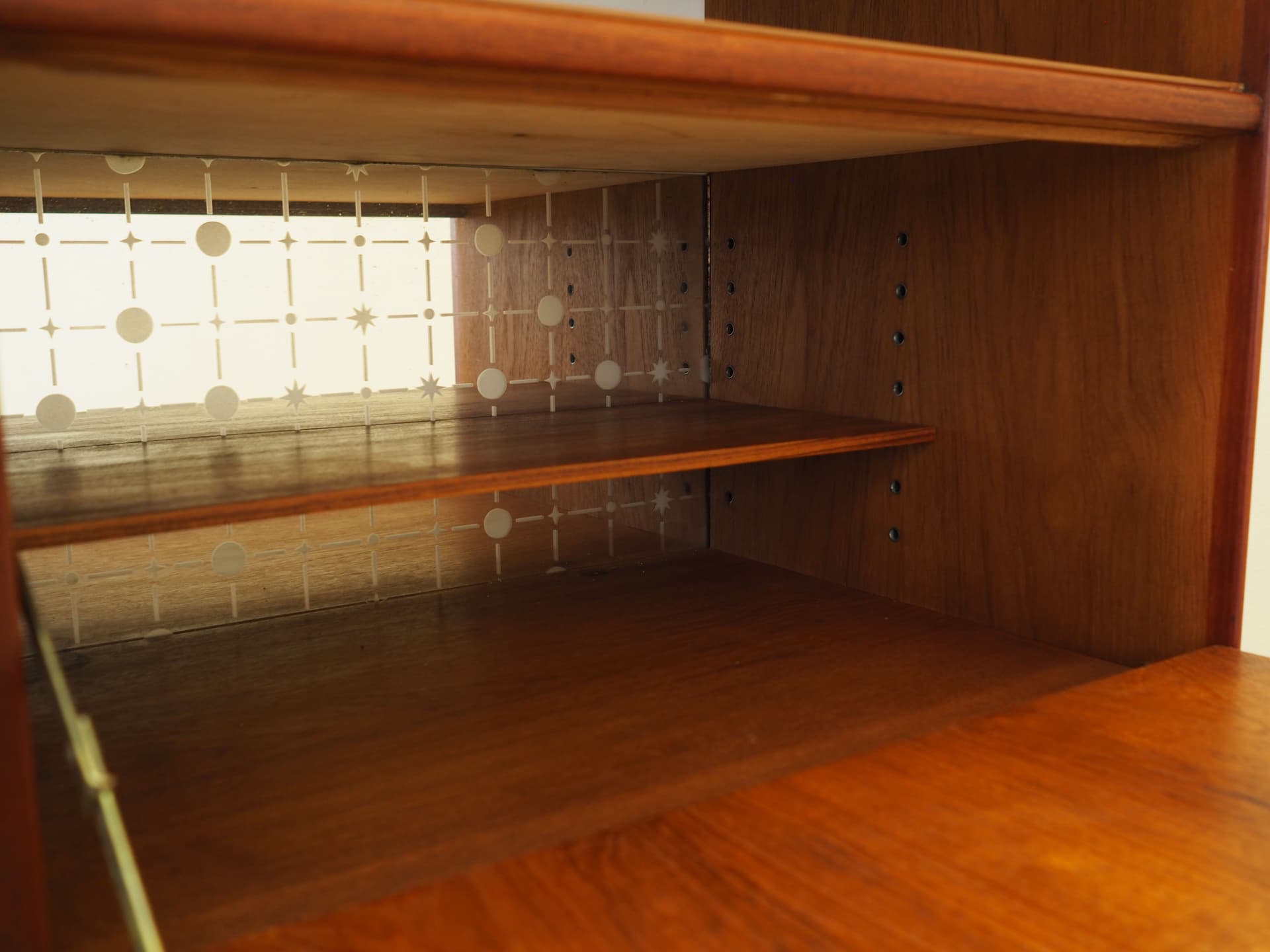 Sideboard, teak pomarańczowy, Dania, lata 70. - 57497