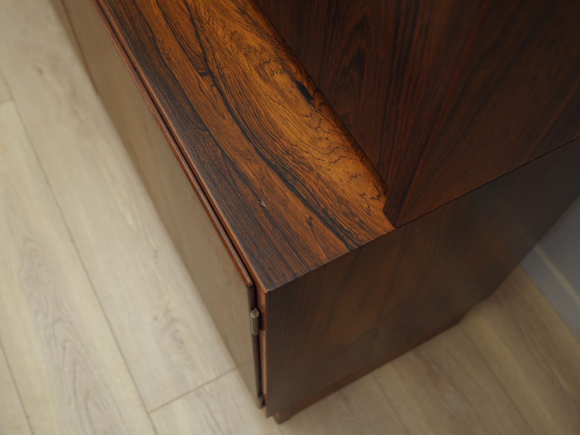 Bookcase, rosewood dark brown, by C. Jensen, for Hundevad, Denmark, 1970s. - 57480