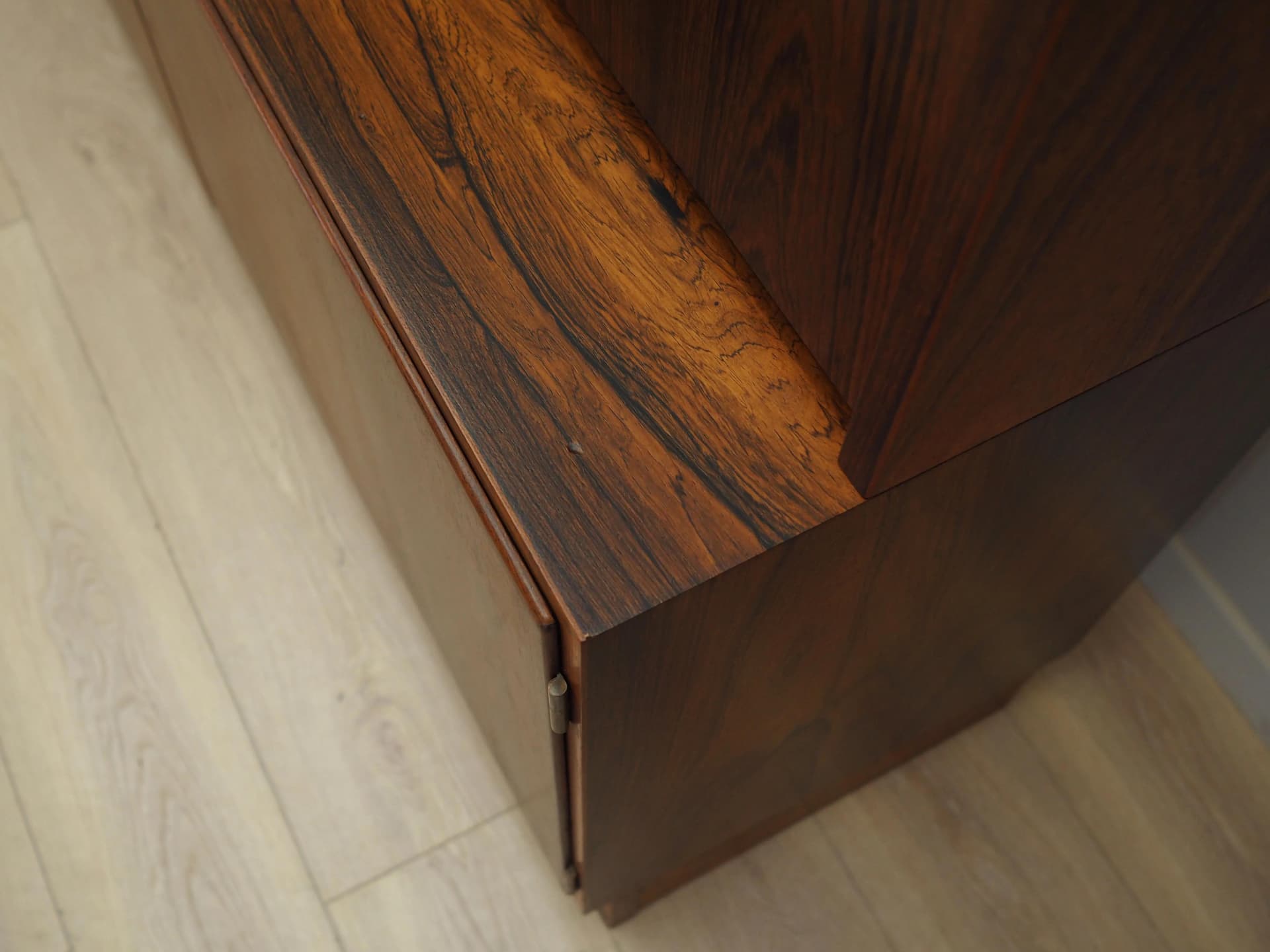 Bookcase, rosewood dark brown, by C. Jensen, for Hundevad, Denmark, 1970s. - 37157