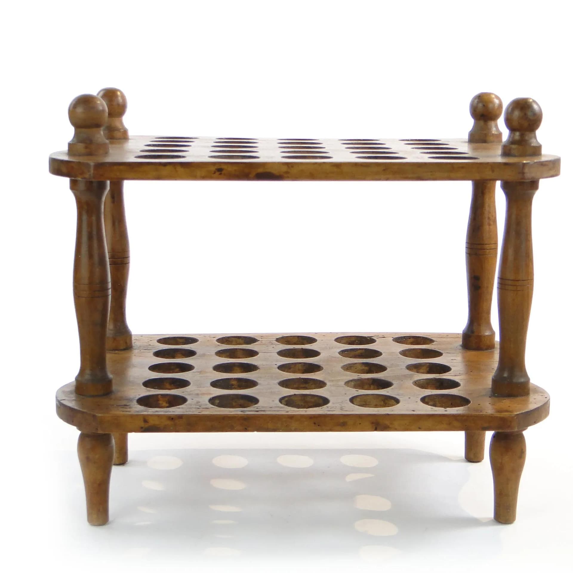Egg stand Biedermeier, brown walnut, France, 19th c. - 37274