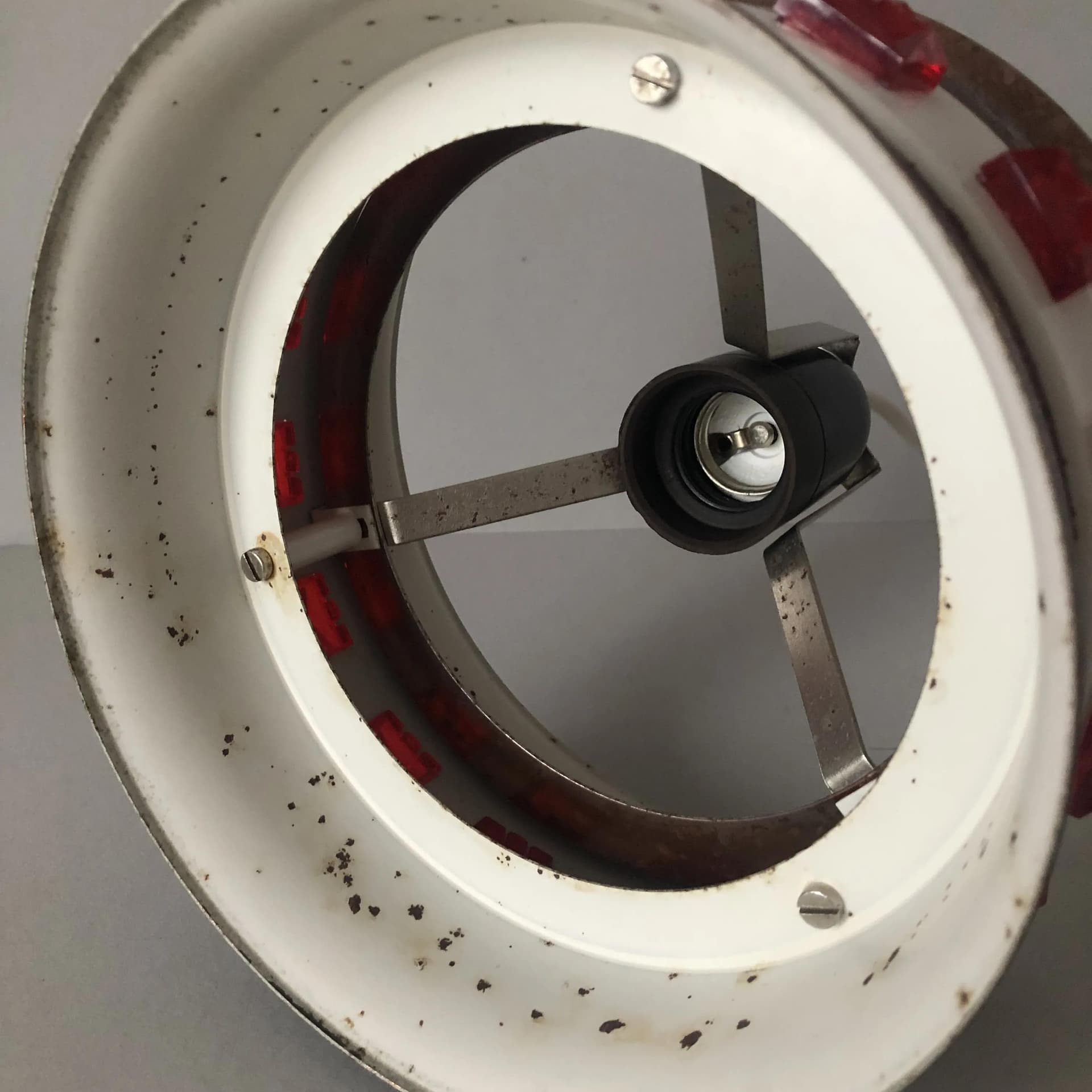 Lampa wisząca, multikolor, metal, Dania, lata 70. - 37195