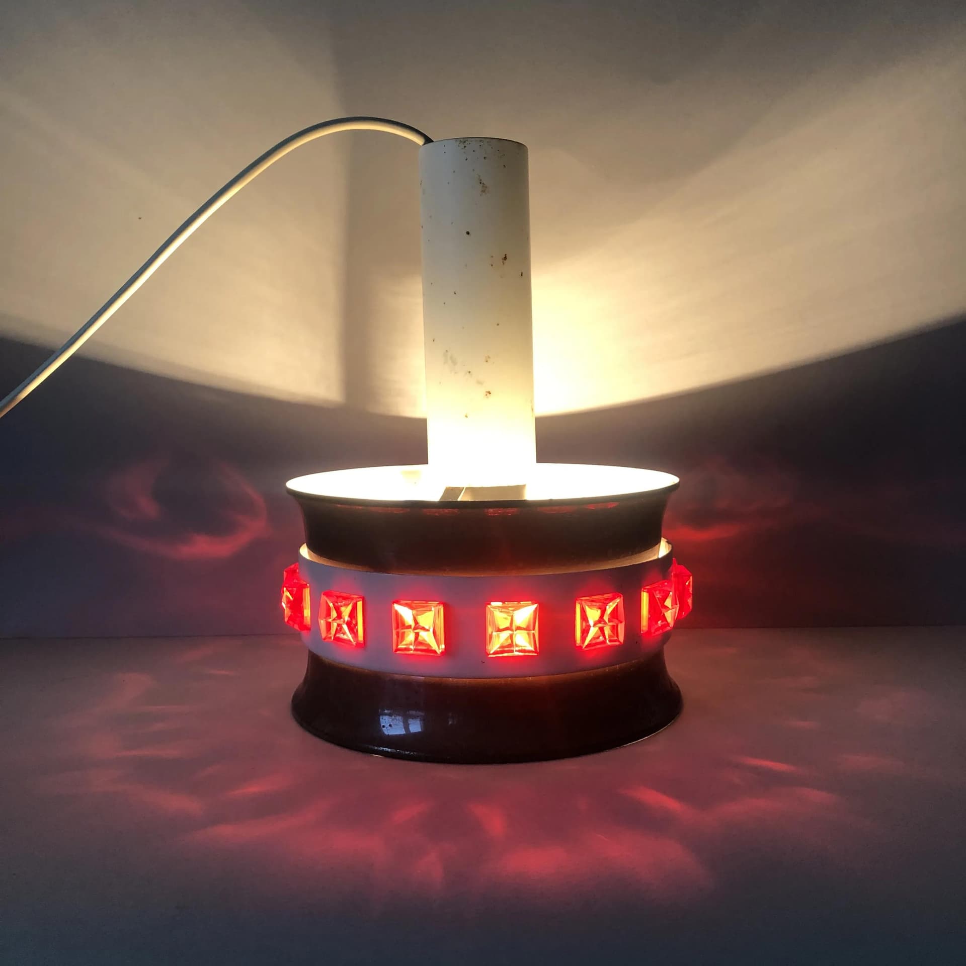 Lampa wisząca, multikolor, metal, Dania, lata 70. - 37191