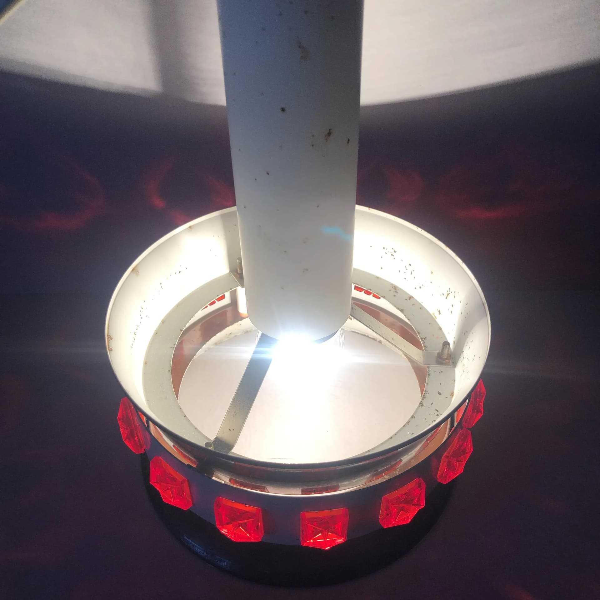 Lampa wisząca, multikolor, metal, Dania, lata 70. - 37198