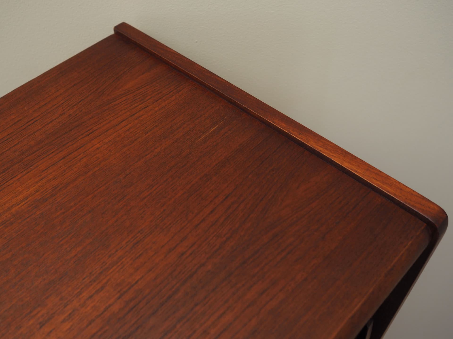 Highboard, teak, brązowy ciemny, Dania, lata 70. - 57432