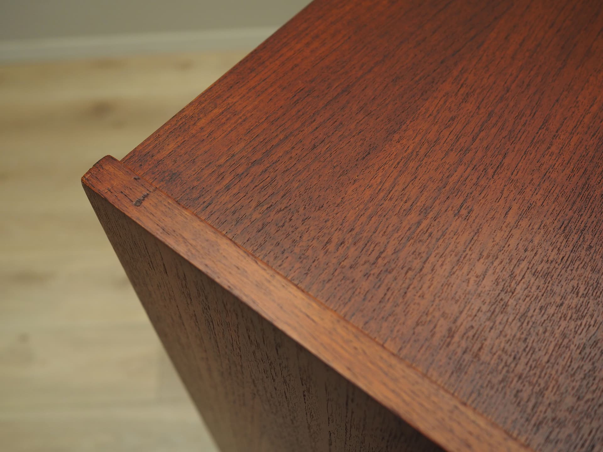 Highboard, teak, brązowy ciemny, Dania, lata 70. - 57433