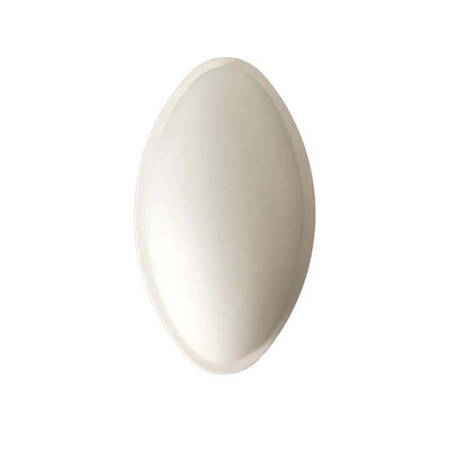 Wall lamp, white steel, white glass, Peill&Putzler, Germany, 1980s. - DIMENSION