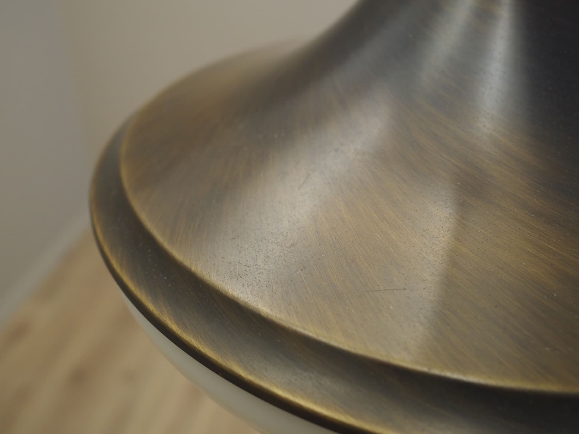 Lampa wisząca, brązowy ciemny, metal, Dania, lata 80. - 57409