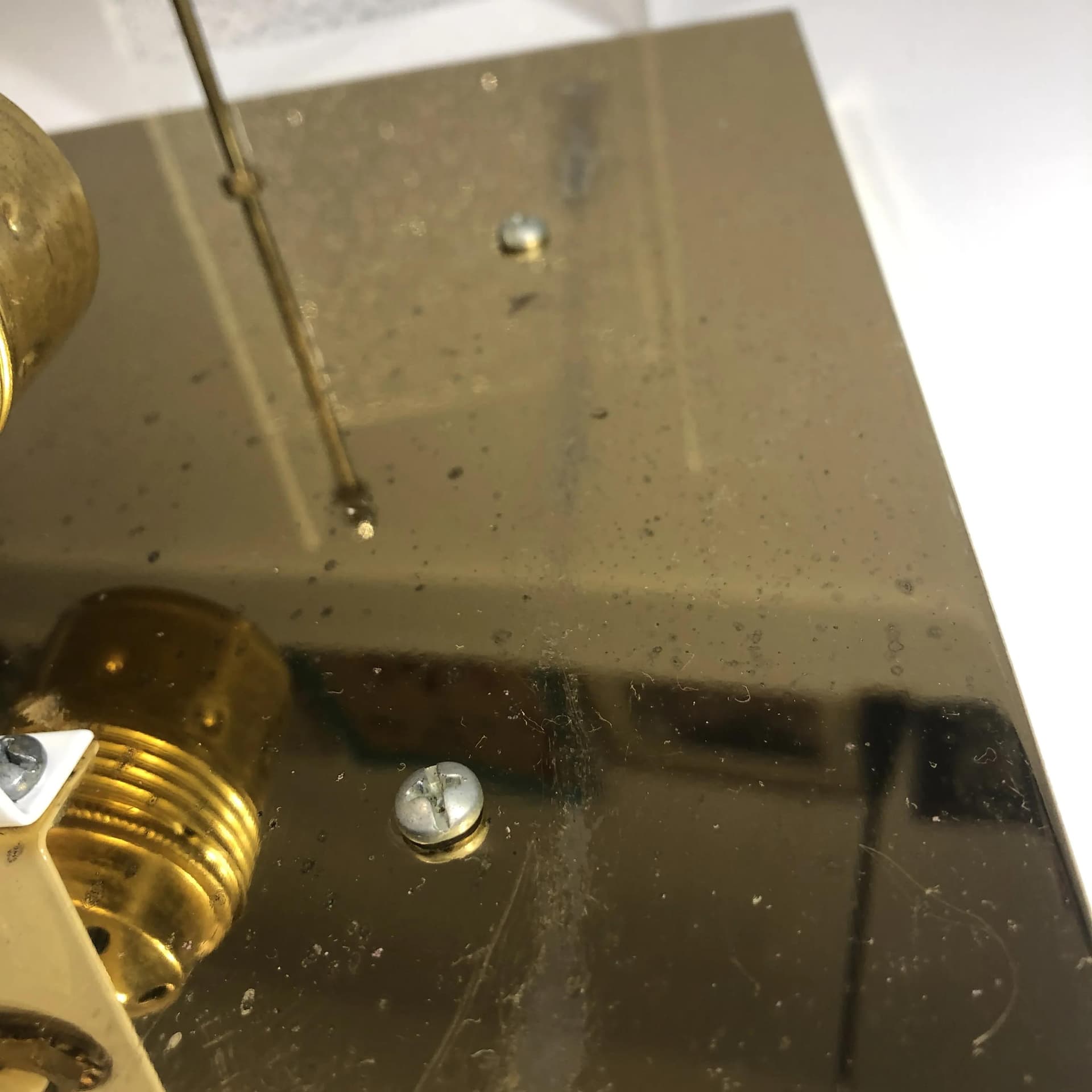 Kinkiet, złocony mosiądz, akryl, Niemcy, lata 70. - 37522