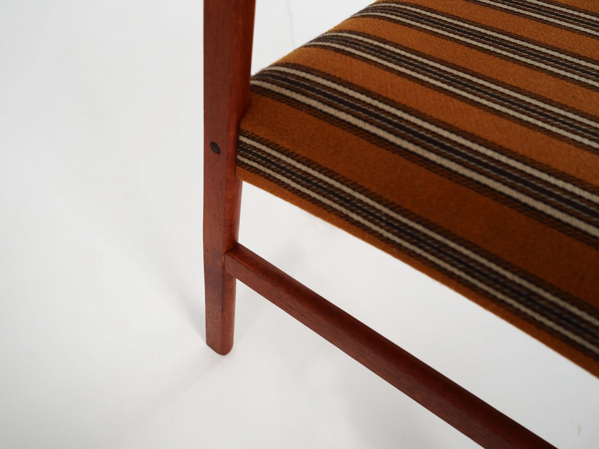 Set of six chairs, brown teak, Denmark, 1970s - 37600