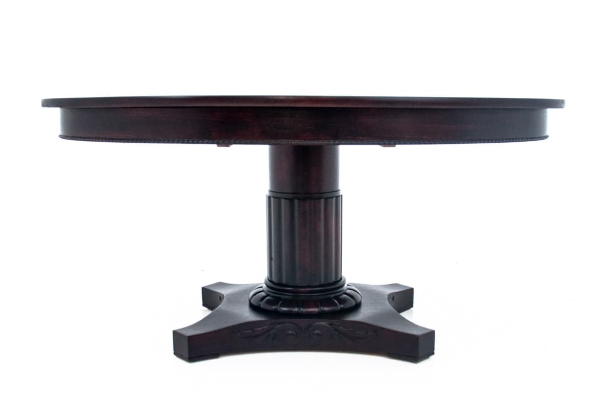 Stolik neoklasycystyczny, mahoń ciemny brąz, Europa Północna, początek XX w. - 60841