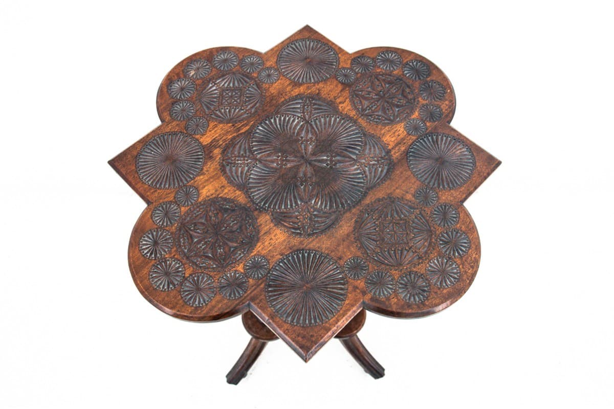 Side table, Victorian, dark brown wood, United Kingdom, 19th c. - 60819