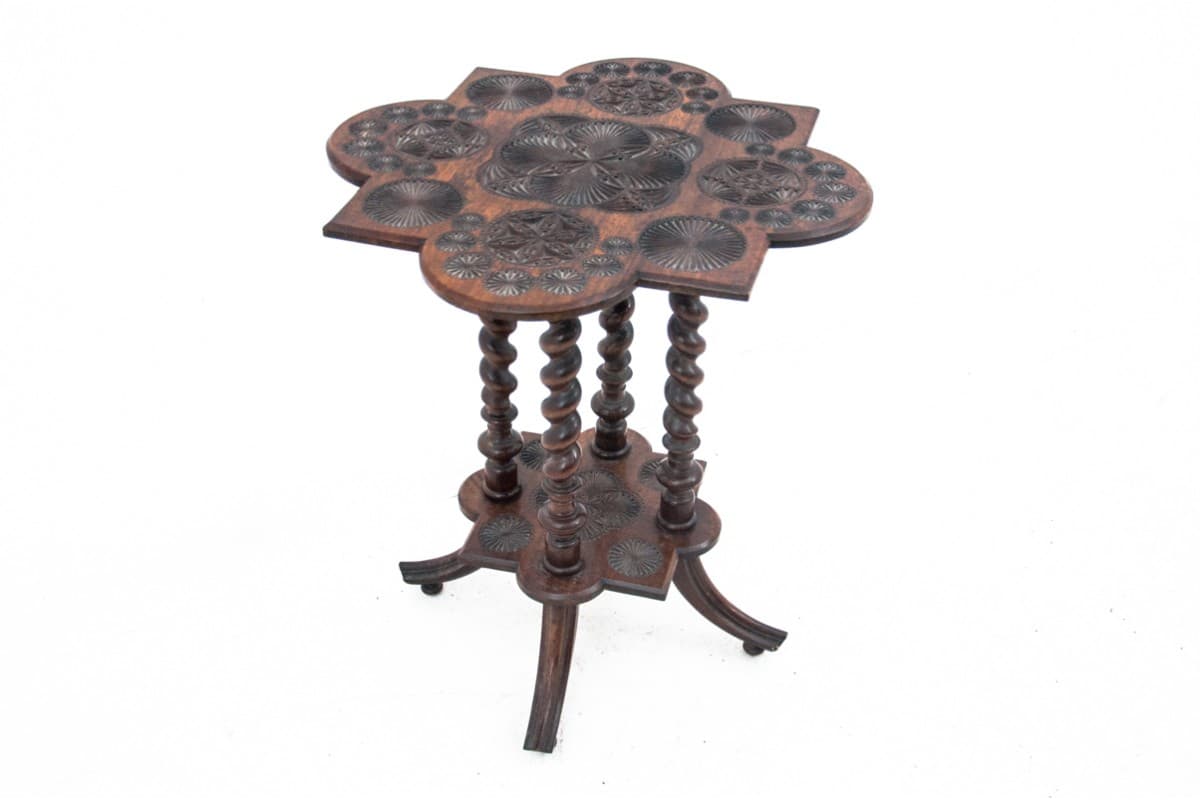 Side table, Victorian, dark brown wood, United Kingdom, 19th c. - 60818