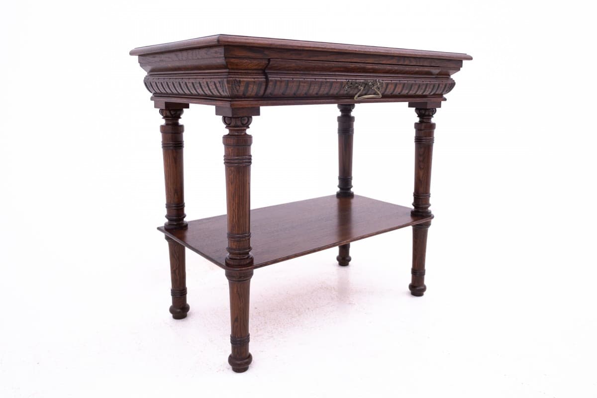 Neoclassical Console Table, dark brown wood, France, 19th c. - 60580