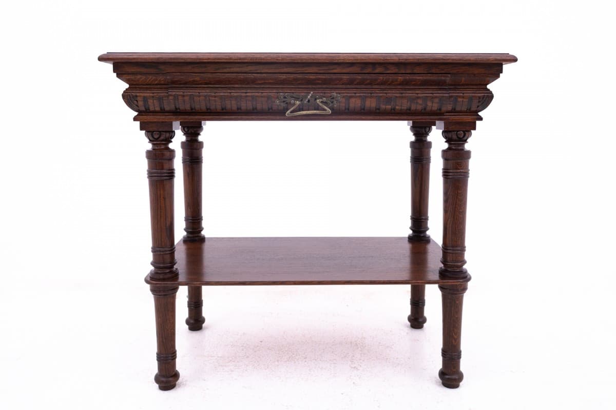 Neoclassical Console Table, dark brown wood, France, 19th c. - 60578