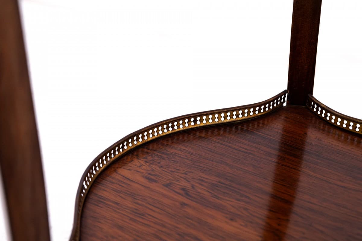 Stolik pomocniczy, rokoko, brązowy, drewno, Europa Północna, XIX wiek - 72287