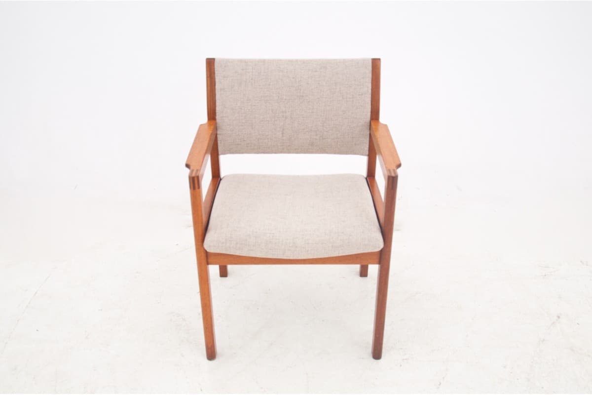 Beżowe fotele, mid-century modern, Dania, lata 60. - 46267