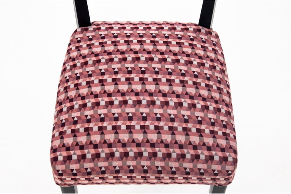 Krzesło, orzech, multikolor, Polska, lata 60. - 63551