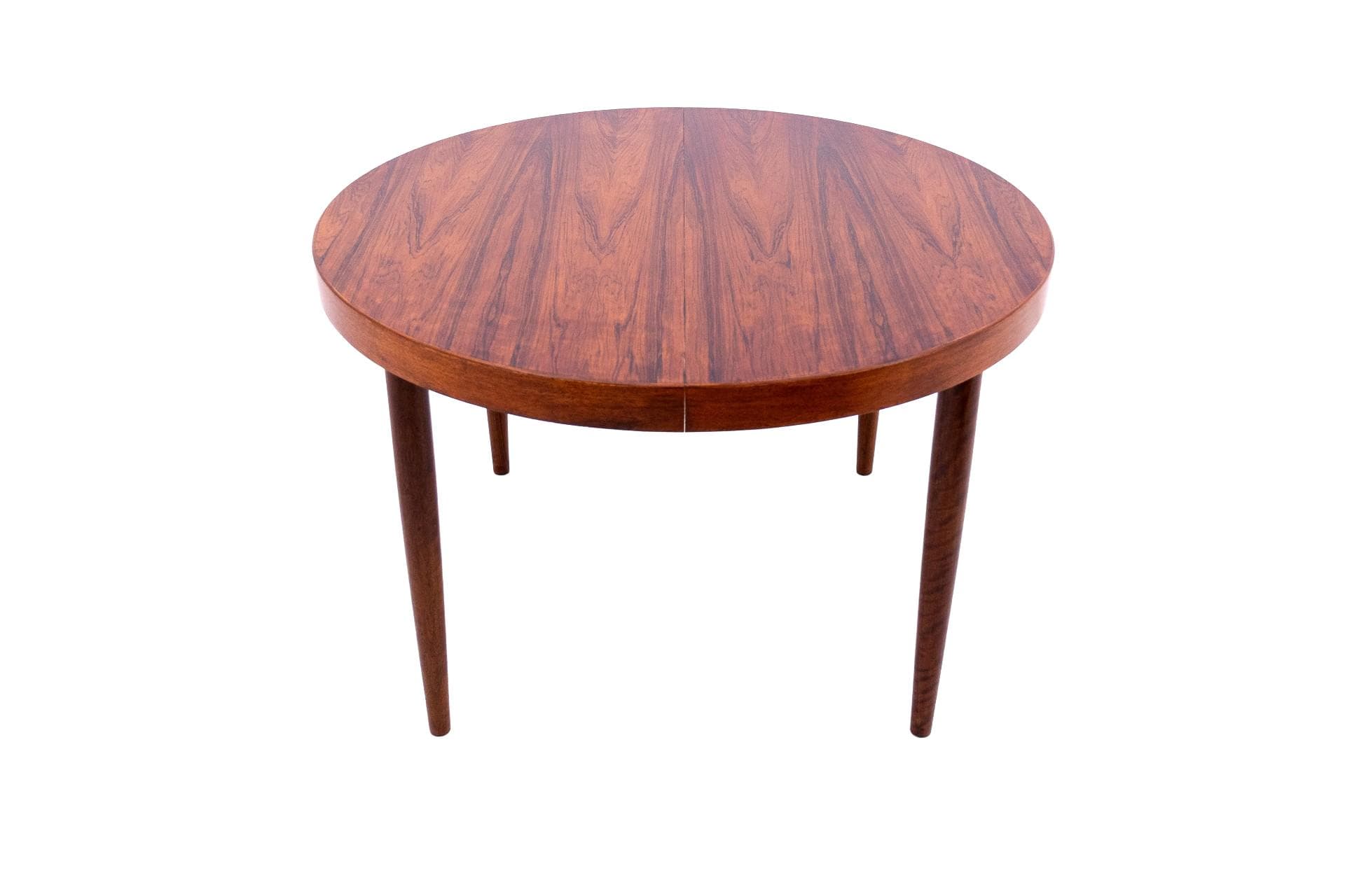 Extendable Dining Table, rosewood dark brown, Denmark, 1960s.