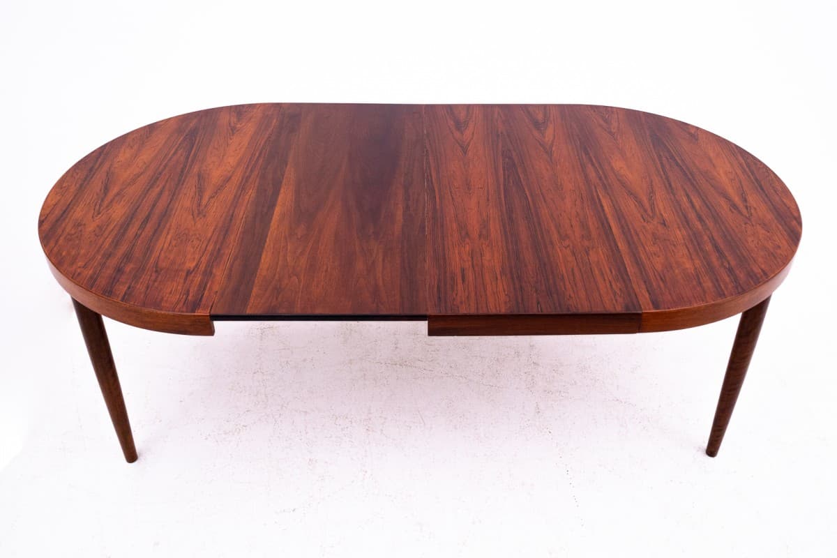 Extendable Dining Table, rosewood dark brown, Denmark, 1960s. - 72476
