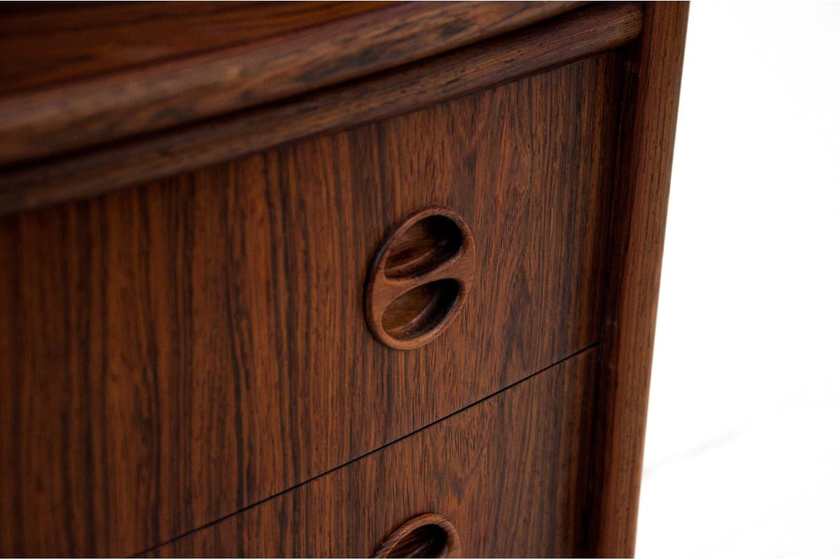 Sekretarzyk, palisander, proj. G. Falsig, Dania, lata 70. - 67335