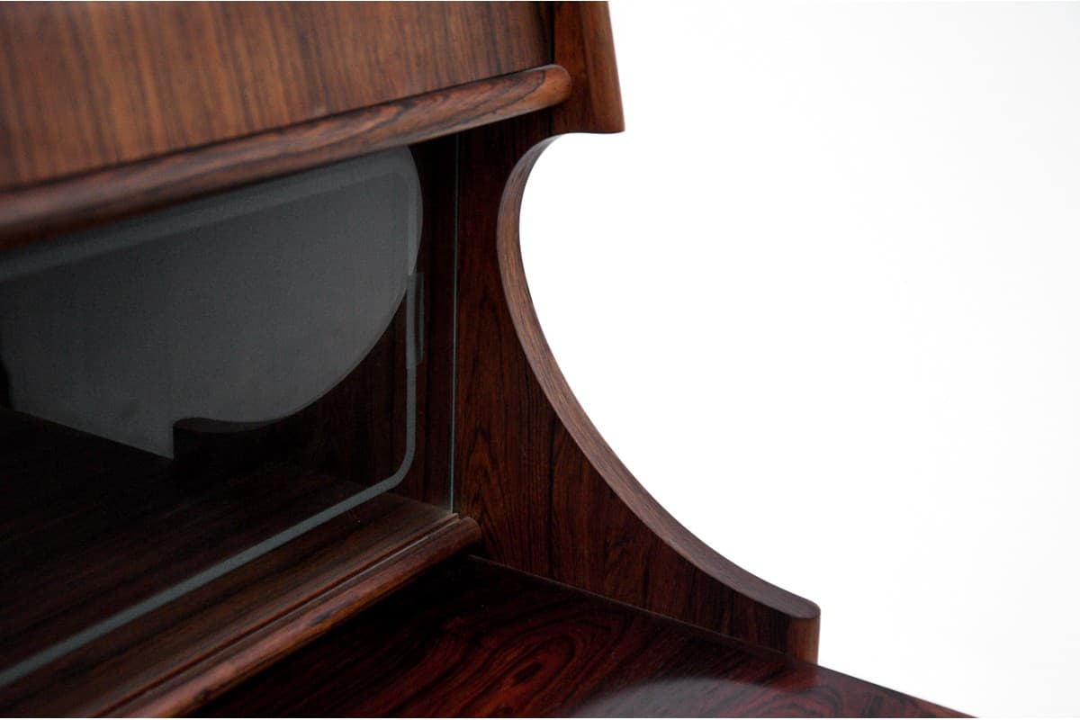 Sekretarzyk, palisander, proj. G. Falsig, Dania, lata 70. - 67330