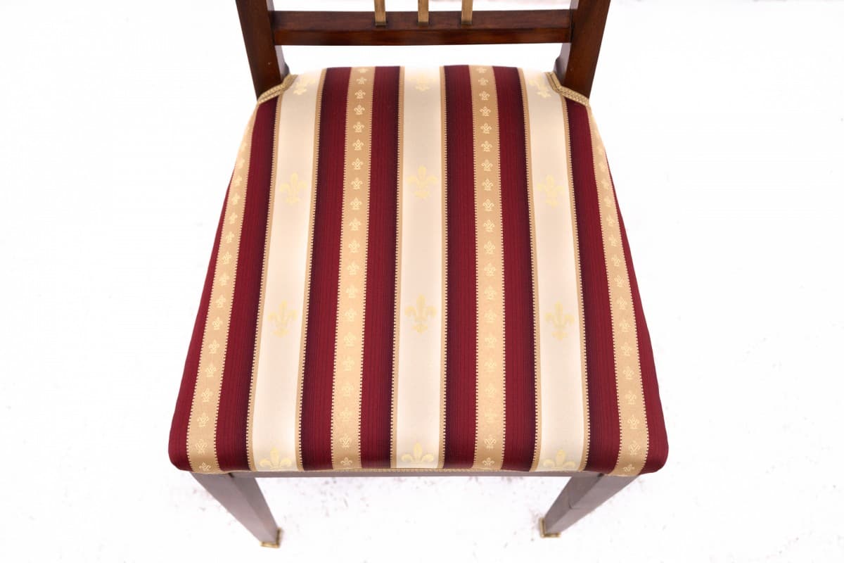 Komplet krzeseł, dąb multikolor, Polska, lata 20. - 67143