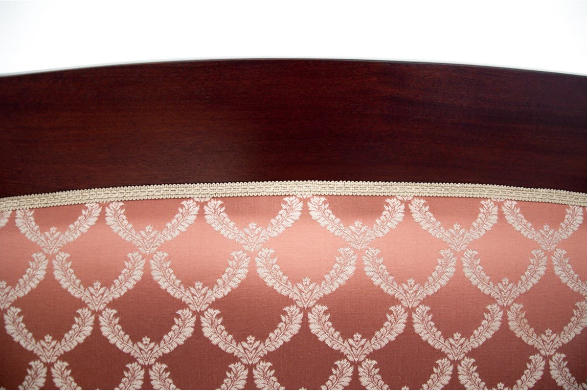 Victorian sofa, mahogany dark brown, Northern Europe, 19th c. - 67031