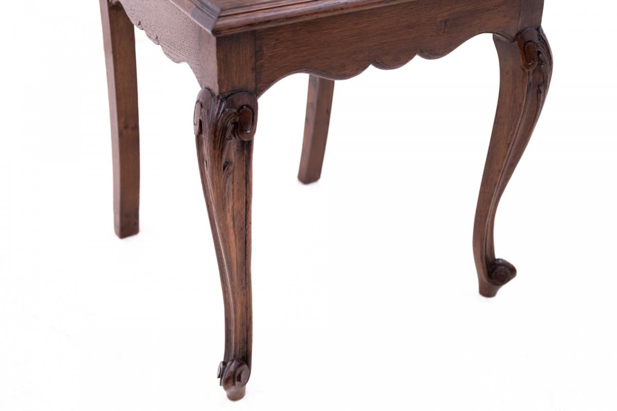 Set of Six Louis XV Chairs, beige velvet, brown walnut, France, early 20th c. - 67005