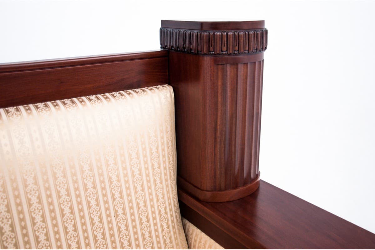 Sofa Art Nouveau, mahogany brown, Northern Europe, early 20th c. - 72971