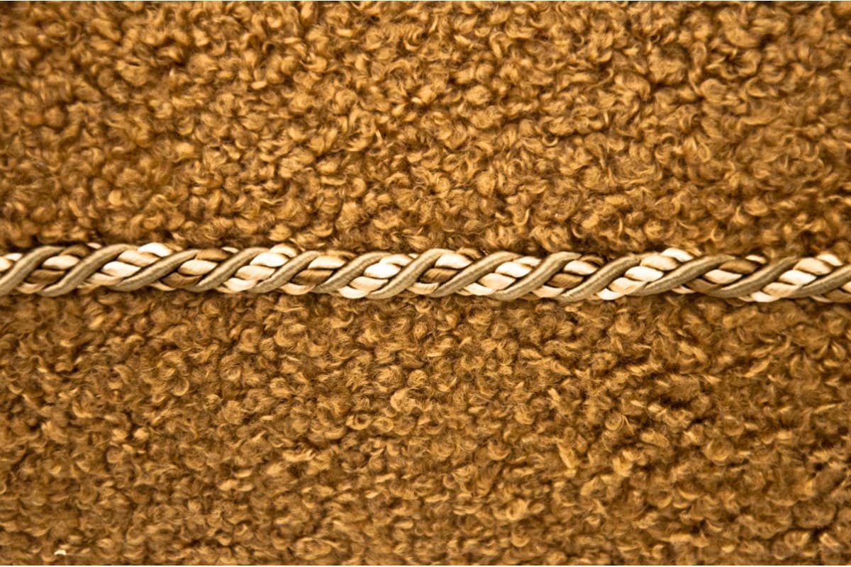 Armchair Art Deco, golden boucle, oak, by J. Halabala, Czechoslovakia, 1930s. - 73202