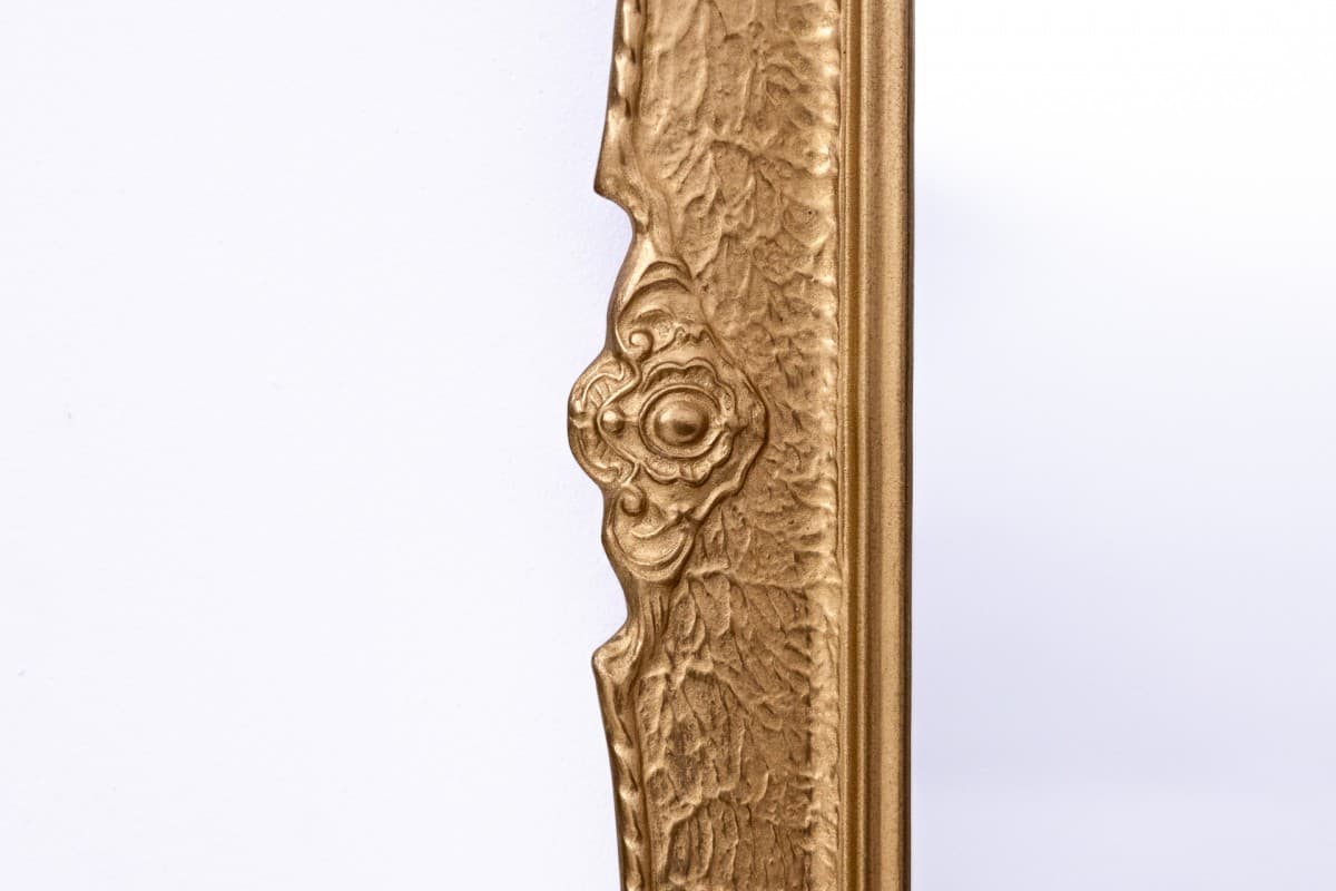 Lustro, Rococo Revival, złoty, drewno, Europa Zachodnia, XIX w. - 76558