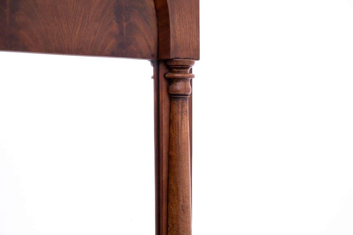 Wall mirror, dark brown mahogany, Northern Europe, late 19th c. - 76575