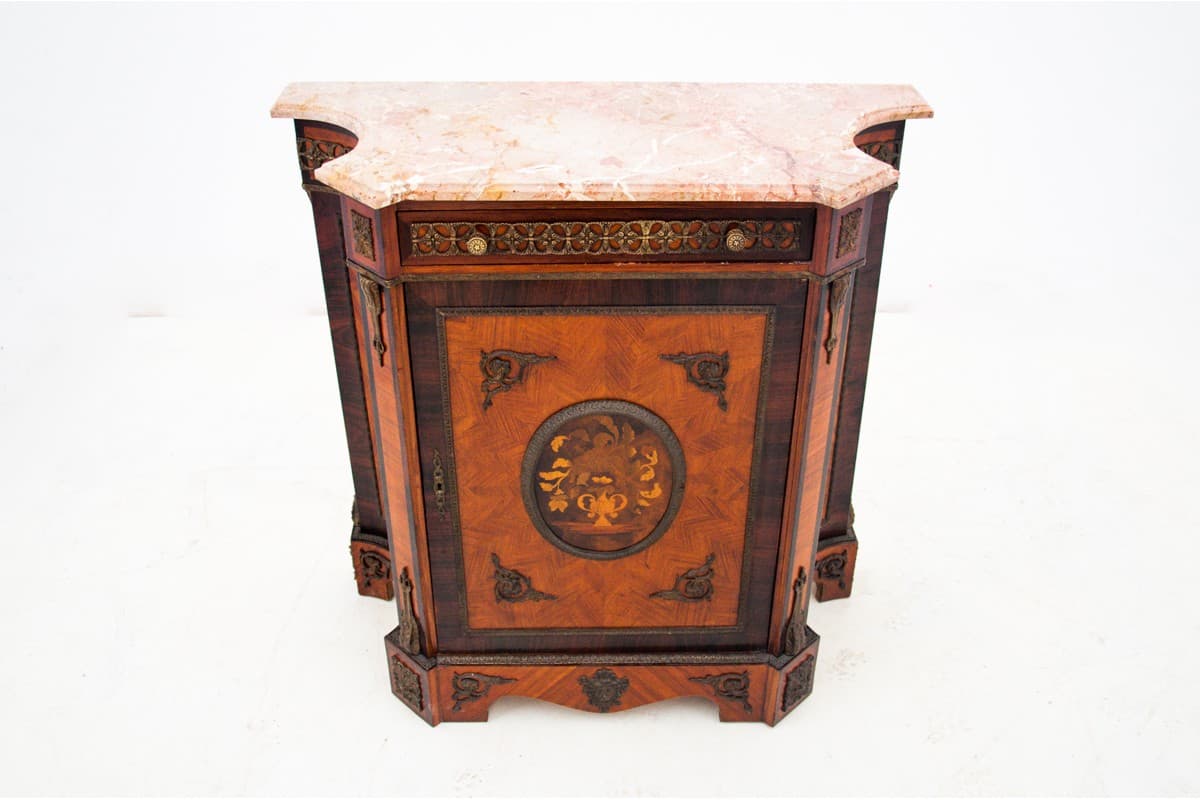 Inlaid commode, dark walnut, Italy, 19th c. - 76738