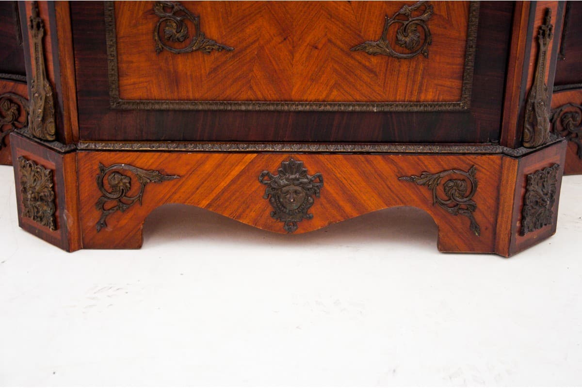 Inlaid commode, dark walnut, Italy, 19th c. - 76749